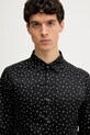 Armani Exchange koszula bawełniana czarny XM001942.AF19194