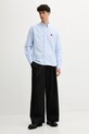 Kenzo cămașă din bumbac FF65CH4109LO albastru AW25