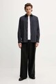 Kenzo koszula bawełniana FF65CH2029IC granatowy AW25