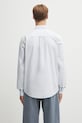 Одежда Хлопковая рубашка Carhartt WIP L/S C-Logo I030799.31LXX голубой