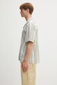 Carhartt WIP koszula z domieszką lnu S/S Folsey I035154.3G7XX beżowy AW25