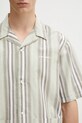 Carhartt WIP koszula z domieszką lnu S/S Folsey beżowy I035154.3G7XX