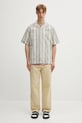 Carhartt WIP camicia in lino misto S/S Folsey I035154.3G7XX beige