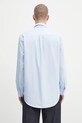 Odzież Drôle de Monsieur koszula bawełniana La Chemise Oxford H.SH240.CO225 niebieski