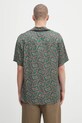 Odzież Drôle de Monsieur koszula La Chemise Paisley H.SH229.VI021 zielony