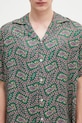 Košile Drôle de Monsieur La Chemise Paisley zelená H.SH229.VI021