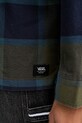 Βαμβακερό πουκάμισο Vans VN000P7ZF0O1 πράσινο