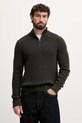 Joop! sweter bawełniany bawełna zielony 30047663