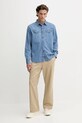 Levi's koszula jeansowa 003NS niebieski AW25