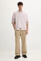 Levi's koszula bawełniana A7210.0041 bordowy AW25