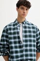 Levi's camicia in cotone blu navy A7210.0042