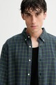 Levi's koszula bawełniana zielony A7210.0047