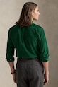 Menčestrová košeľa Polo Ralph Lauren 710P00519 zelená AW25