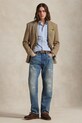 Бавовняна сорочка Polo Ralph Lauren 710P00577 блакитний