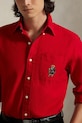 Памучна риза Polo Ralph Lauren червен 710P00662