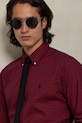 Polo Ralph Lauren koszula bawełniana bordowy 710953644