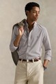Bombažna srajca Polo Ralph Lauren Vzorčasti bordo 710979489