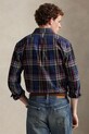 Bombažna srajca Polo Ralph Lauren 710P00524 zelena AW25