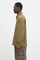 A.P.C. koszula bawełniana Chemise Malo Logo COHKU.H12553 zielony AW25