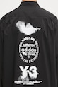 Y-3 koszula Graphic czarny KD2442