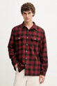 Levi's koszula bawełniana wzorzyste czerwony 19573.0284