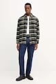 Bavlněná košile Levi's 19573.0288 zelená AW25