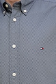 Хлопковая рубашка Tommy Hilfiger MW0MW40455 голубой