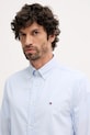 Βαμβακερό πουκάμισο Tommy Hilfiger MW0MW41399 μπλε