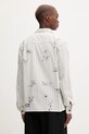 Odzież Desigual koszula bawełniana STRIPES PRINTED 25WMCW36 beżowy