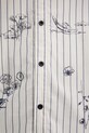 Desigual koszula bawełniana STRIPES PRINTED 25WMCW36 beżowy