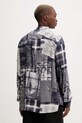 Odzież Desigual koszula BLUE PATCH 25WMCW40 granatowy