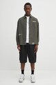 NEIGHBORHOOD koszula lniana over shirt 251BENH.SHM01 zielony
