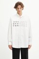 Хлопковая рубашка MM6 Maison Margiela casual белый SH0DT0025.MTN085.961