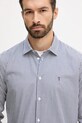 Trussardi koszula bawełniana granatowy 5007N000009N