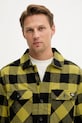 Dickies cămașă din bumbac verde DK0A4XDZ