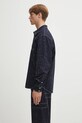 Kenzo koszula jeansowa Weave Casual FF65DC4226V1 granatowy AW25