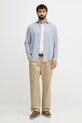 Βαμβακερό πουκάμισο Tommy Hilfiger MW0MW40461 σκούρο μπλε AW25