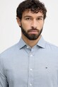 Хлопковая рубашка Tommy Hilfiger тёмно-синий MW0MW40461
