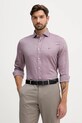 Tommy Hilfiger koszula bawełniana wzorzyste bordowy MW0MW40461