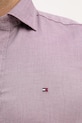 Bavlnená košeľa Tommy Hilfiger MW0MW40461 burgundské