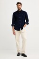 Tommy Hilfiger camicia in velluto a coste MW0MW40486 blu navy AW25
