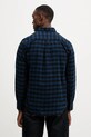 Ρούχα Βαμβακερό πουκάμισο Tommy Hilfiger MW0MW41496 σκούρο μπλε