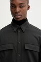BARENA VENEZIA koszula wełniana Camicia Den czarny CAU5267.478
