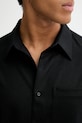 Calvin Klein camicia con lana LV04LD115G nero