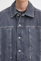 Rick Owens DRKSHDW denim shirt Lido Worker gray DU02E7752.DGY