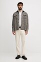 Πουκάμισο με προσθήκη μαλλιού Karl Lagerfeld 554025.605975 μαύρο AW25