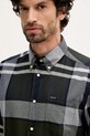 Памучна риза Barbour DUNOON зелен MSH4980
