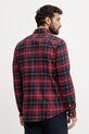 Îmbrăcăminte Barbour cămașă din bumbac FORTROSE MSH4991 burgundia
