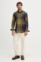 Barbour koszula bawełniana GLENDALE MSH4992 zielony AW25