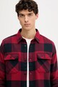 Barbour koszula bawełniana BERTOW granatowy MSH5645